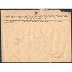 1946 (17. díjszabás) Távolsági túlsúlyos levélen 90 db bélyeg, szükségbélyegzéssel ...
