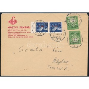 1946 (27. díjszabás) Budapest helyi levél (1 napos türelmi idő) / Local cover