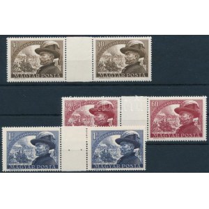 1950 Bem ívközéprészes sor / Mi 1142-1144 gutter pairs