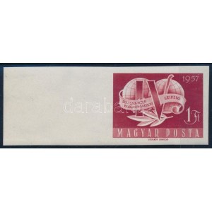 1957 Szakszervezet ívszéli vágott bélyeg (5.000) / Mi 1500 imperforate margin stamp