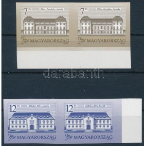 1991 2 klf Kastélyok vágott bélyeg ívszéli párokban (24.000) / Mi 4149...