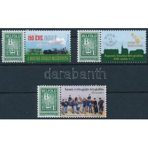 2018 3 klf megszemélyesített bélyeg / 3 different stamps