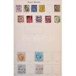 Stanley Gibbons Imperial Postage Stamps album 2 kötete katalógussal, több ezer ábrával 1892-ig...