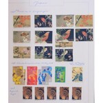 Japán 1981-2000 Gyűjtemény, 2.460 bélyeg változatokkal, kevés másodpéldánnyal + néhány blokk albumban ...