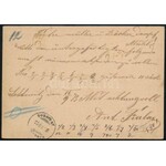 1875 2kr díjjegyes levelezőlap / PS-card LETTOWITZ (Csehszlovákia)