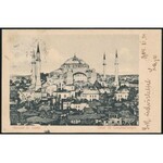 1904 Konstantinápoly képeslap Budapestre / Postcard to Budapest