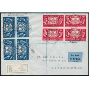 1939 Ajánlott légi levél Svájcba / registered airmail cover to Switzerland