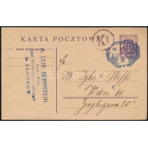 1919 Díjjegyes levelezőlap Bécsbe / PS-card to Vienna