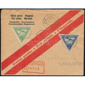 1923 Ajánlott légi levél Svájcba / registered airmail cover to Switzerland