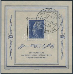 1951 Goethe Mi block 6 (Mi EUR 300,-)