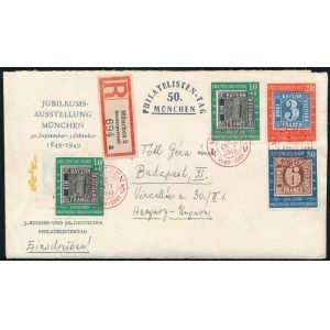 1949 Ajánlott levél Budapestre / Registered cover