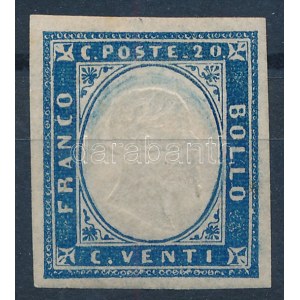 Sardinia 1855 Mi 12a (Mi EUR 350,-)