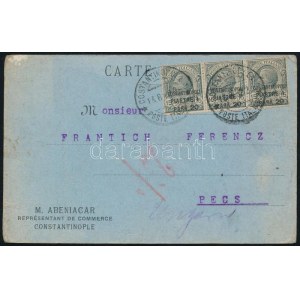 Levante 1922 Levelezőlap Pécsre / Postcard to Hungary