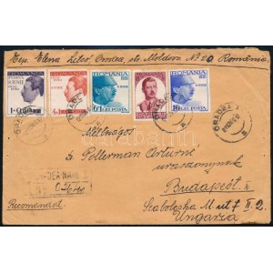 1940 Ajánlott levél Budapestre / Registered cover to Hungary