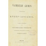 Vámbéry Ármin vázlatai Közép-Ázsiából. Újabb adalékok az Oxusmelléki országok népismereti...