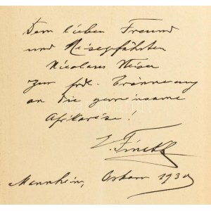 Ludwig Finckh: Biskra mit 5 Bildern. Dedikált / with autograph dedication Stuttgart, 1920. Deutsche Verlags Anstalt...