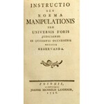 Ordo Judiciarius pro omnibus tribunalibus et foris judiciariis Regni Hungariae praescriptus. Pozsony, 1786...