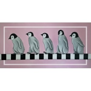 Aleksandra Lacheta (b. 1992), Penguins, 2021