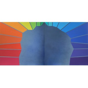 Dorota Zuber (ur. 1979), Spectrum rocks over an abyss, dyptyk, 2021