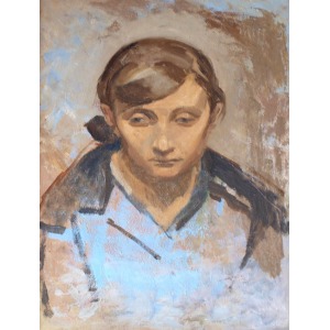 Stanisław Czajkowski (1878-1954), Portret młodej kobiety Ireny Nasalikówny