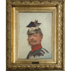 Wojciech Kossak (1856-1942), Portret Cesarza Wilhelma II
