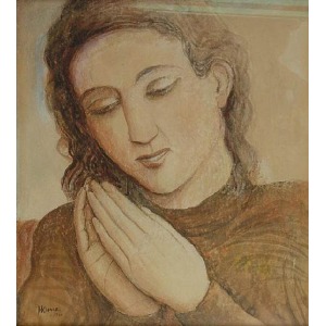 Henryk Kuna (1879-1945), Ragazza, 1944.