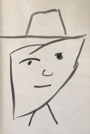 Jerzy Panek (1918-2001), Głowa w kapeluszu