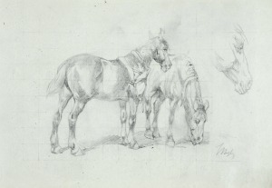 Tadeusz Rybkowski (1848-1926), Pasące się konie