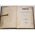 [SŁOWACKI Juliusz] - Kordjan. Spisek koronacyjny, 1861