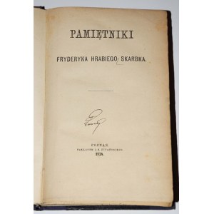 SKARBEK Fryderyk - Pamiętniki, 1878