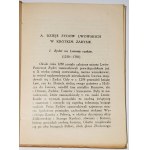 SCHALL Jakub - Przewodnik po zabytkach żydowskich m. Lwowa i historja...1935