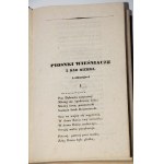 [CZECZOT Jan] - Piosnki wieśniacze z nad Niemna, Dniepra i Dniestra, 1845