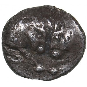 Caria, uncertain mint AR Tetartemorion. Circa 480-450 BC