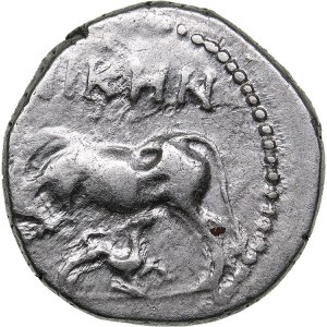 Illyria - Apollonia - Niken & Autoboulos AR Drachm - (circa 250-48 BC)