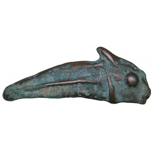 Thrace, Skythia, Olbia Cast Æ Dolphin (Circa 480-425 BC)