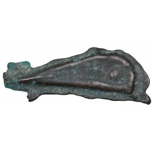 Thrace, Skythia, Olbia Cast Æ Dolphin (Circa 480-425 BC)