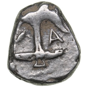 Thrace - Apollonia Pontica AR Drachm (circa 450-404 BC)