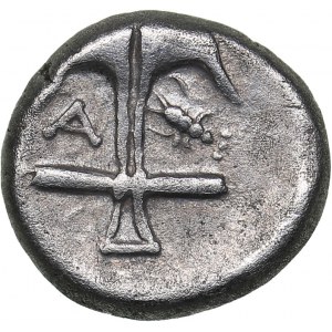 Thrace - Apollonia Pontica AR Diobol (circa 410-341 BC)