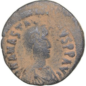 Byzantine - Constantinople Æ 40 Nummi - Anastasius I (491-518 BC)