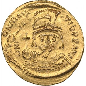 Byzantine - Constantinople AV Solidus - Maurice Tiberius (583-602 AD)