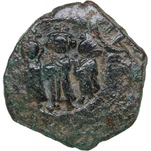 Byzantine - Constantinople Æ Follis - Heraclius (610-641 AD)