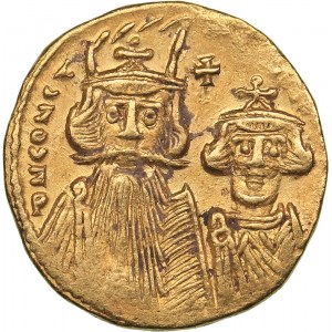 Byzantine - Constantinople AV Solidus - Constans II Pogonatus (641-668 AD)