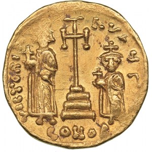 Byzantine - Constantinople AV Solidus - Constans II Pogonatus (641-668 AD)