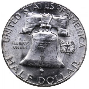 USA 1/2 dollars 1959 - NGC MS 63