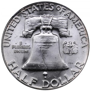 USA 1/2 dollars 1960 - NGC MS 63