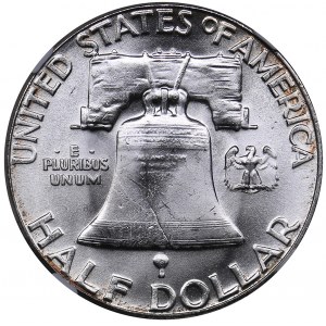 USA 1/2 dollars 1962 - NGC MS 64