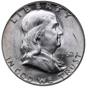 USA 1/2 dollars 1962 D - NGC MS 61
