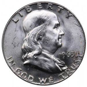 USA 1/2 dollars 1963 D - NGC MS 64