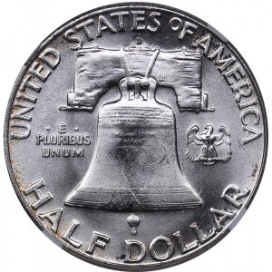 USA 1/2 dollars 1963 D - NGC MS 64