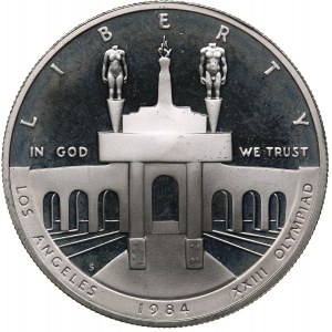USA 1 dollar 1984 - Olympics Los Angeles 1984
